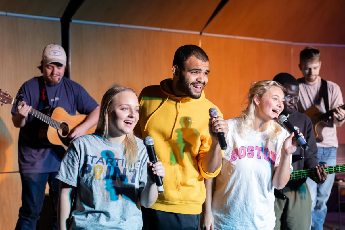 Students Singing in the fine arts